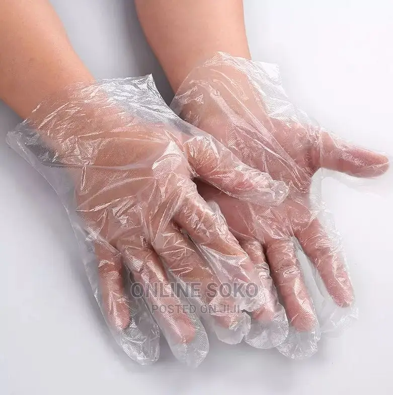 Multipurpose Disposable Polyethylene Gloves – 100 Pcs