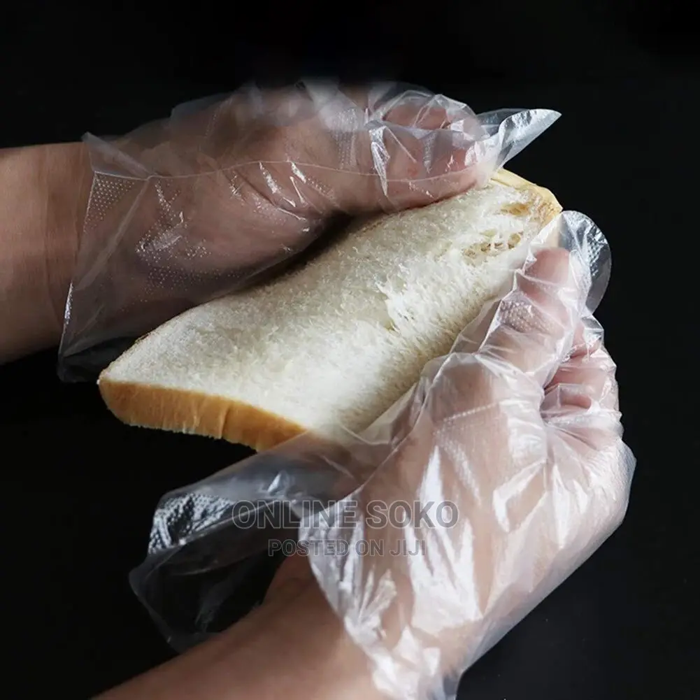 Multipurpose Disposable Polyethylene Gloves – 100 Pcs
