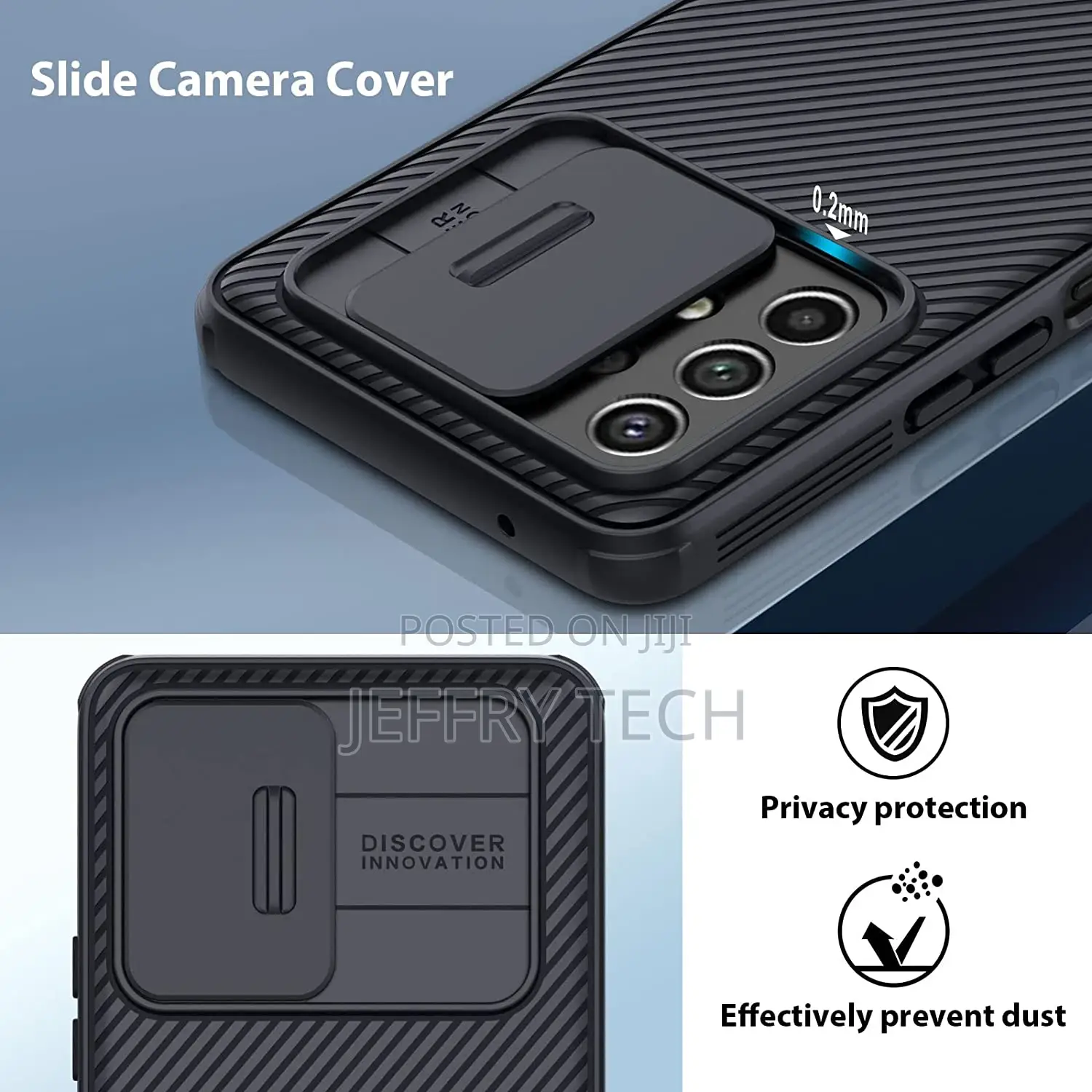 Galaxy A53 5G Case With Camera Cover, Nillkin Camshield Pro