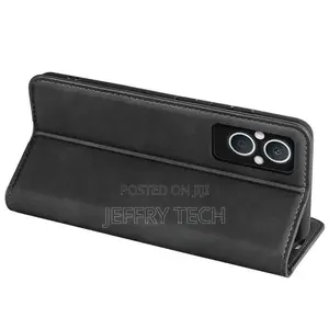 OPPO A96 5G Super Soft Leather Flip Cover Phone Case Dual In