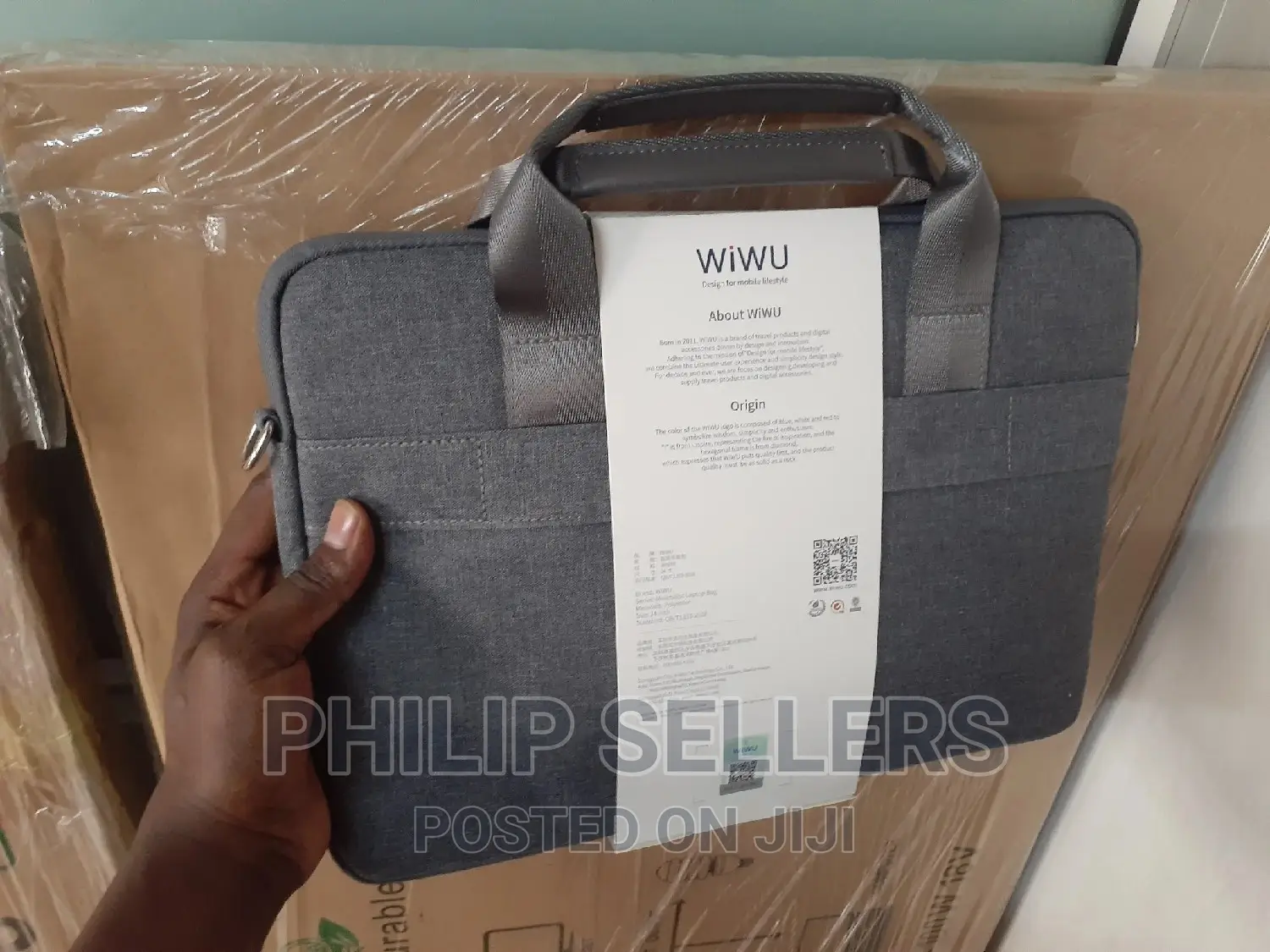 Wiwu Minimalist Laptop Bag Water-Resistant Multi-Pockets Lar