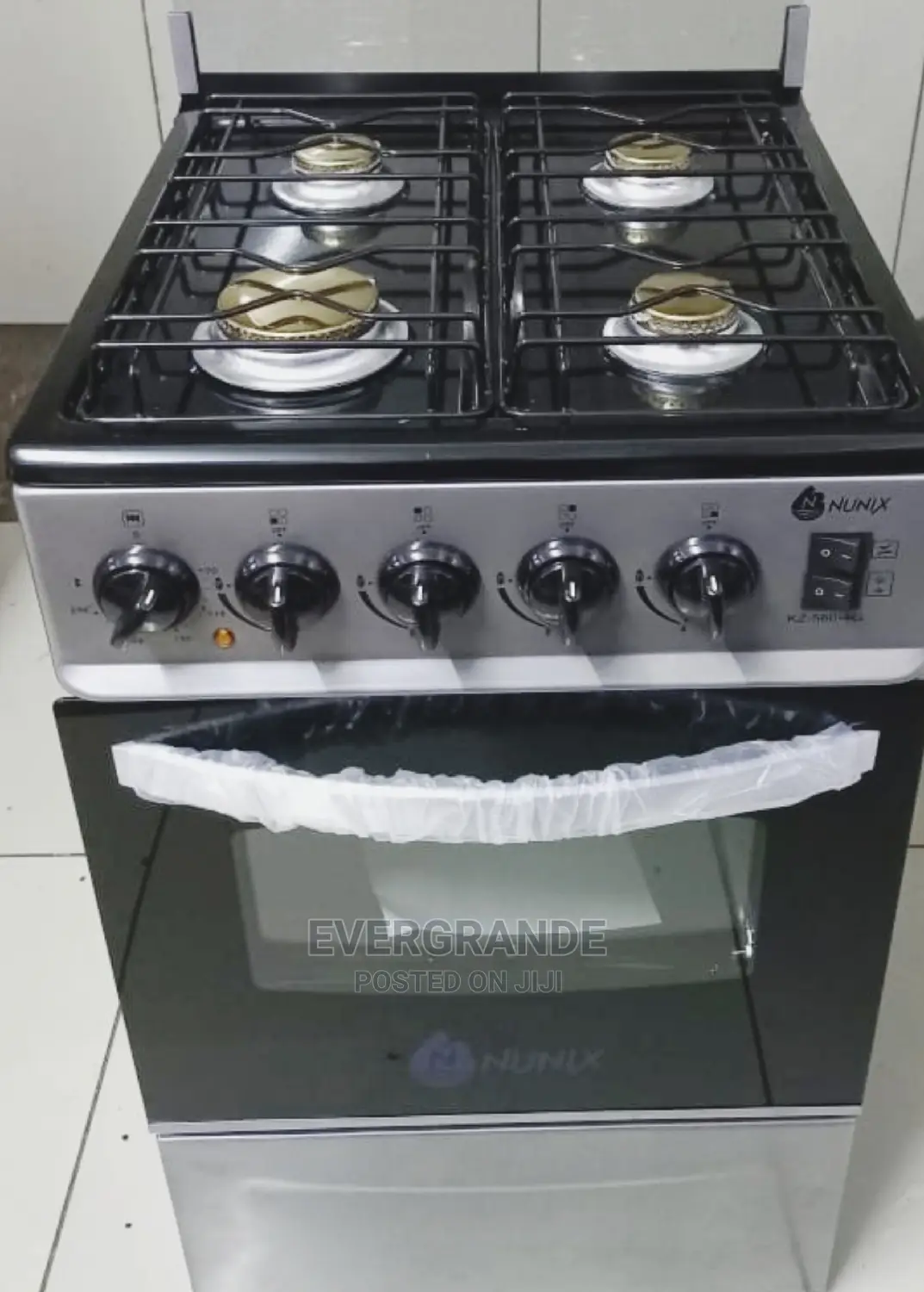 Standing Cooker 4 Burner Full Gas Nunix Brand