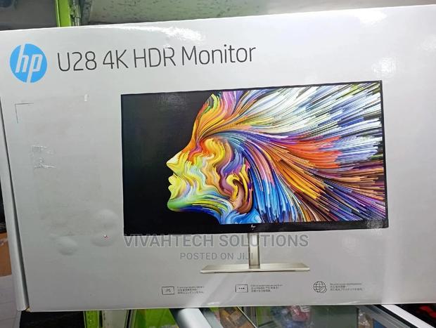 HP U28 Monitor 1 HDMI 2.0; 2 USB Type-CTM - main view