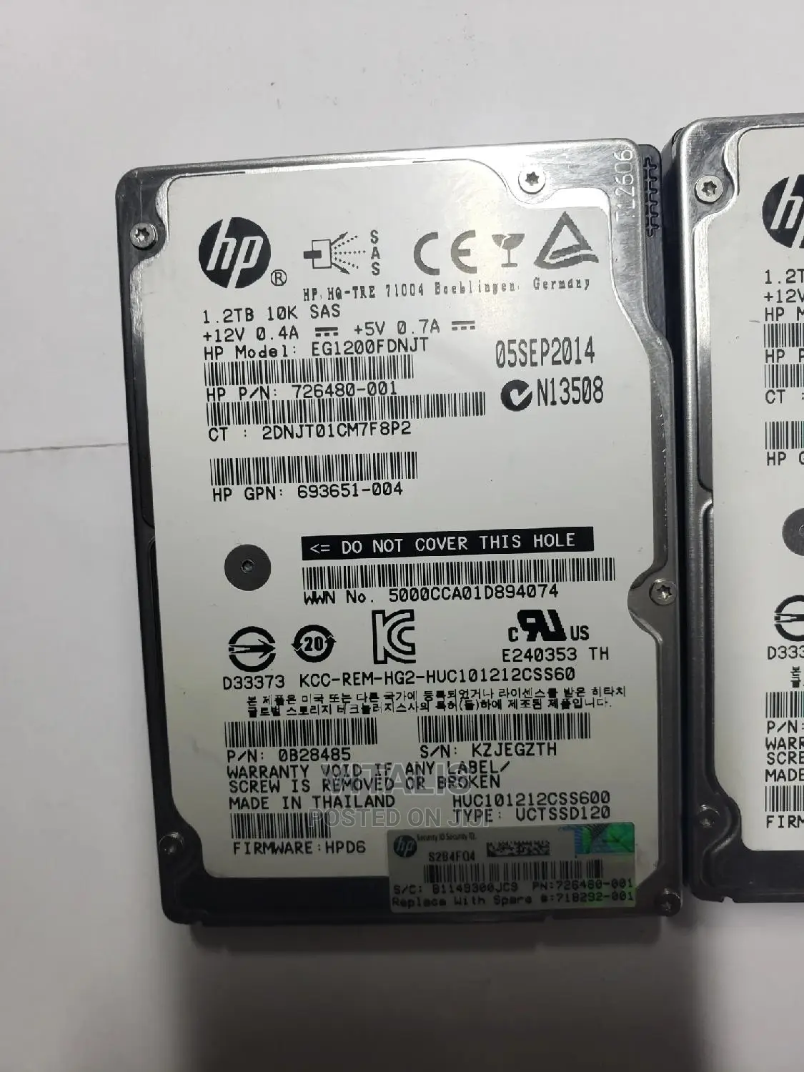 HP SAS Drives 1.2tb 2.5-Inch.