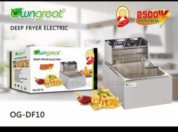 6 Litres Single Deep Fryer - main view