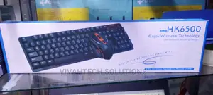 HK6500 2.4ghz Wireless 104 Keys Keyboard and Wireless Optica