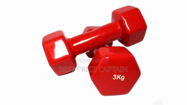 3kgs Neoprene Coated Dumbells - main view