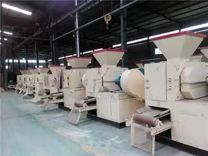 Charcoal Coal Dust Fines Briquetting Making Machine