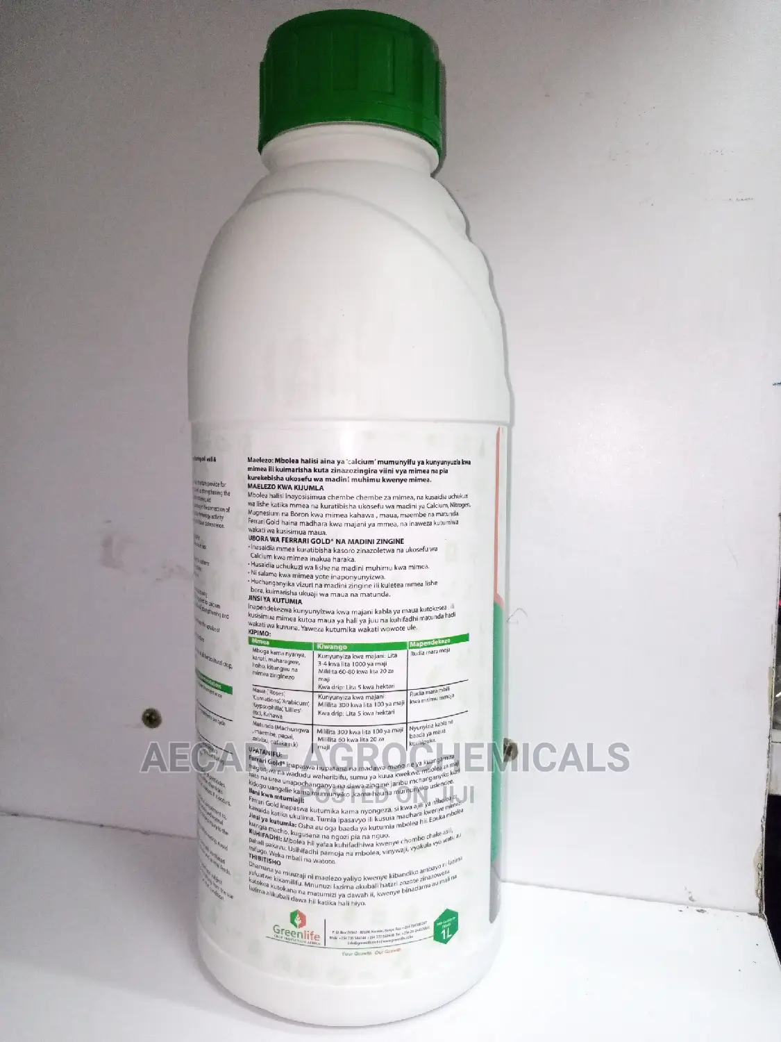 Ferrari Gold Mgb 1 Litre Foliar Fertilizer