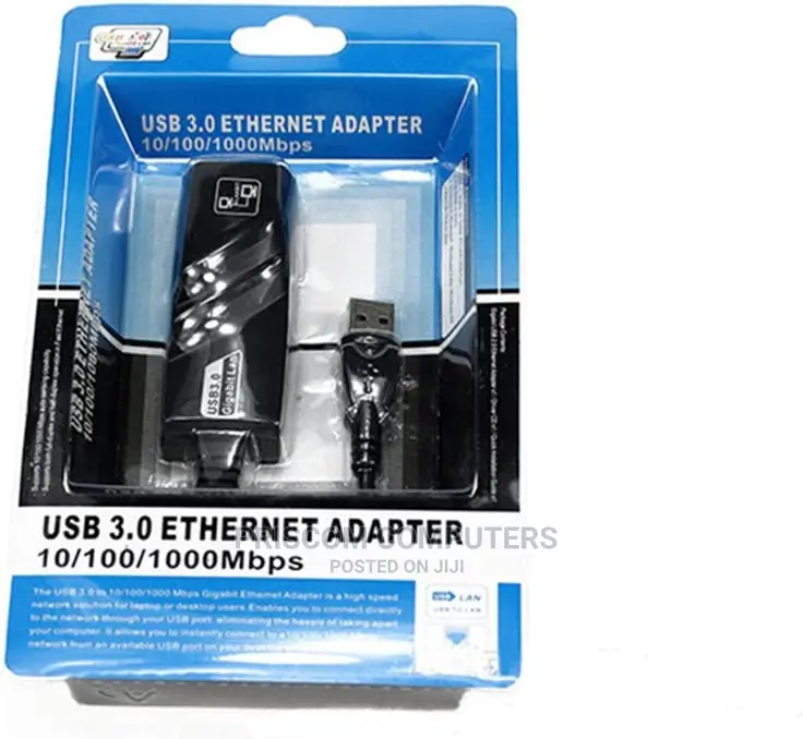 USB 3.0 To Lan Adapter Windows Mac Compatible