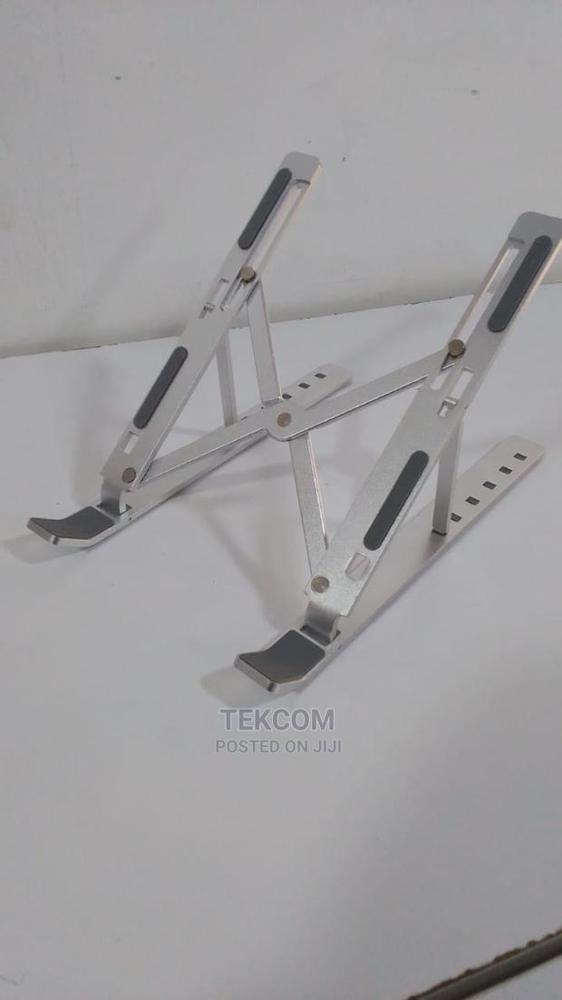Aluminium Adjustable Laptop Stand- Metallic - main view