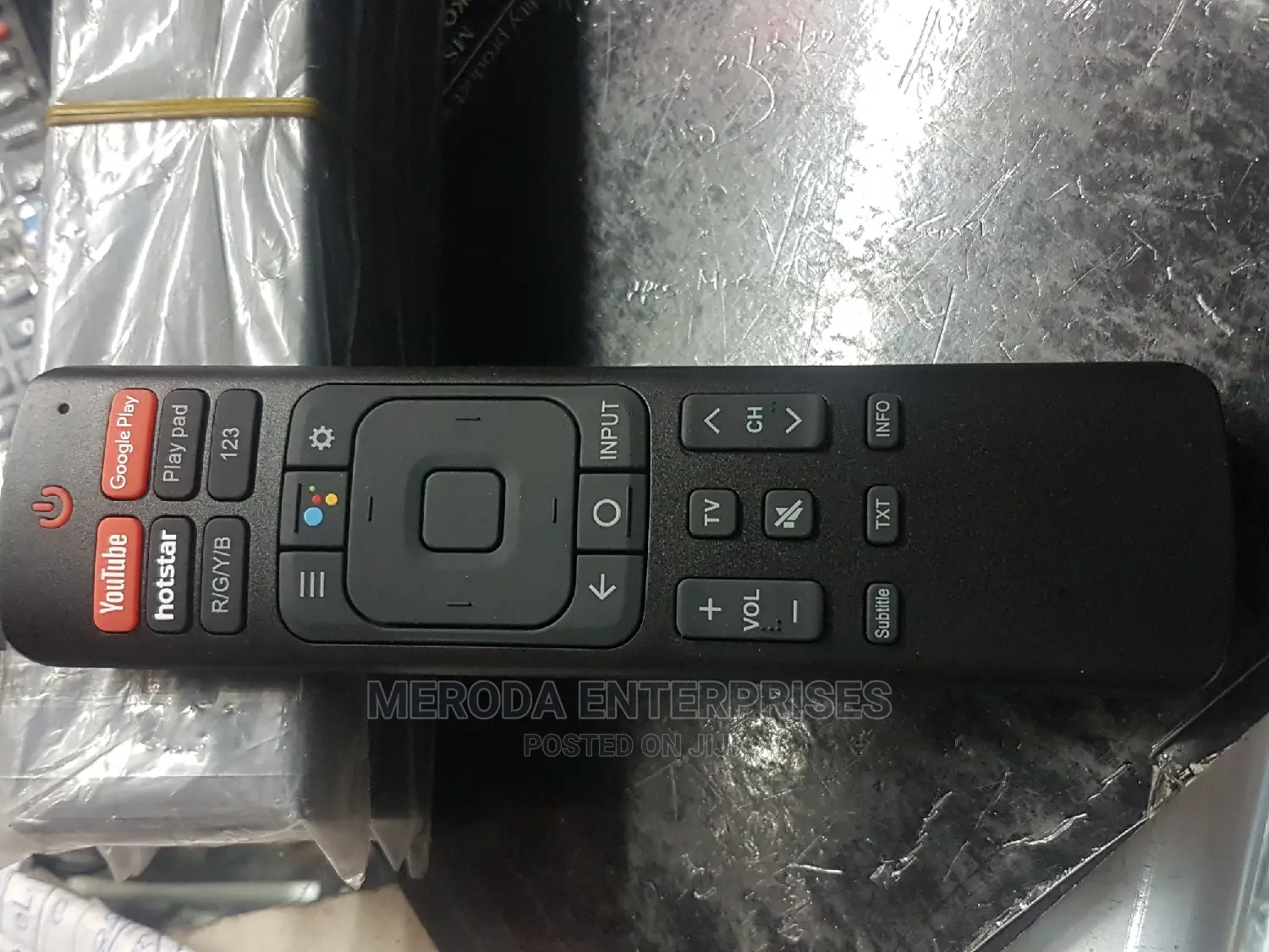 New Smart Tv Remote Black With Youtube