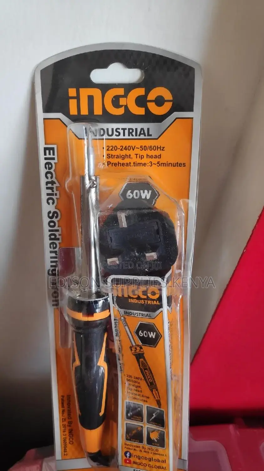 Electric Soldering Iron 60w Ingco Soldering Gun Solder 60w