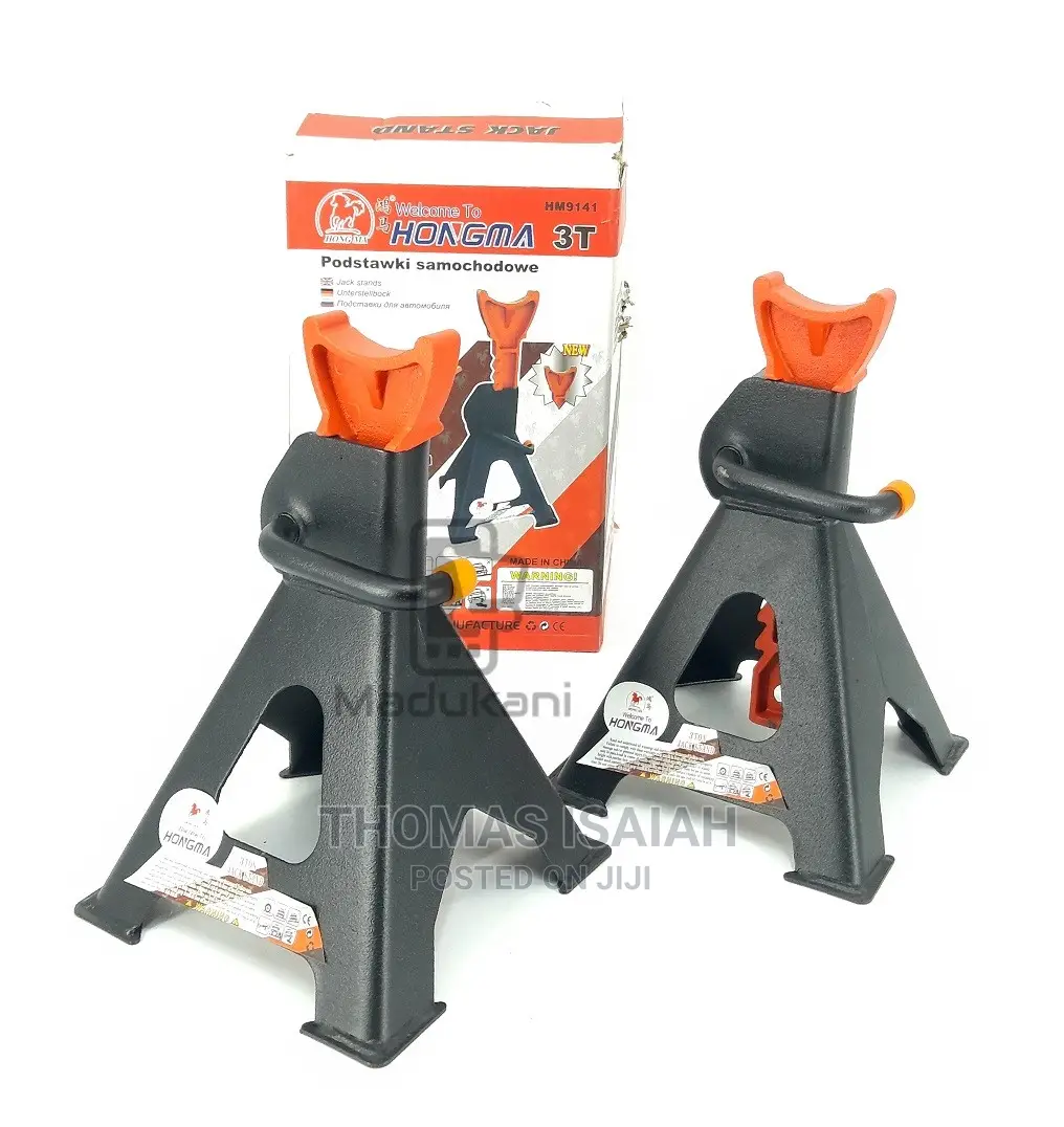 2PCS 3T 6600lb Adjustable Jack Stand 260mm - 435mm