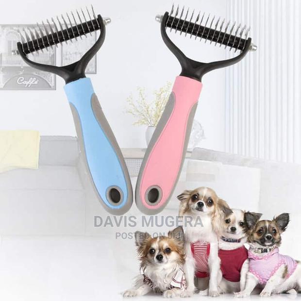 Dematting Double-Sided Dog Rake - thumbnail 4