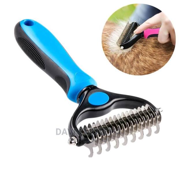 Dematting Double-Sided Dog Rake - thumbnail 3