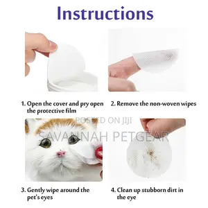 Pet Grooming Wet Wipes, Stain Removers 130 Pieces