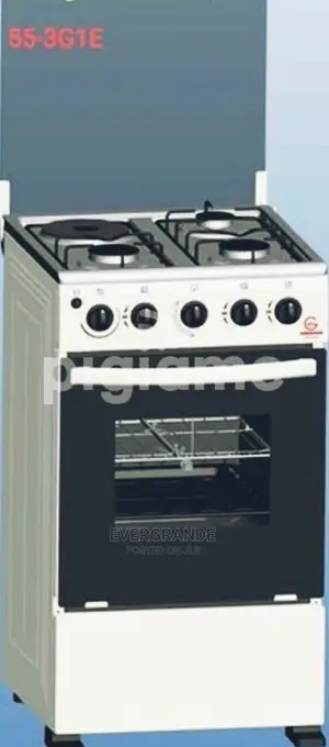 3+1 With Electric Oven Standing Cooker Eurochef.