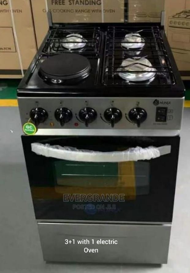 3+1 Standing Cooker With Electric Oven 3+1