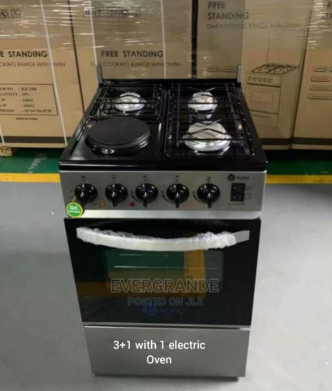 Affordable Nunix Standing Cooker 3+1 With Electric Oven. in Nairobi