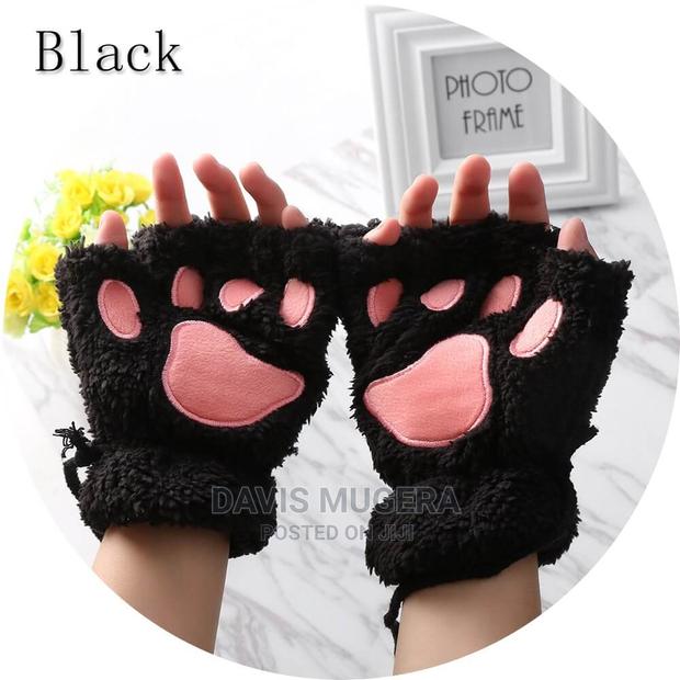 Women Warm Paws Fingerless Gloves - thumbnail 4