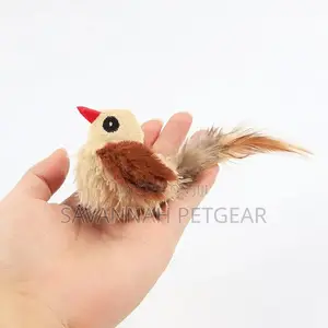 Charming Chirp Electronic Bird-Sound Cat Toy
