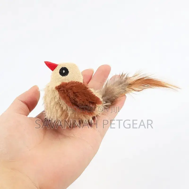 Charming Chirp Electronic Bird-Sound Cat Toy