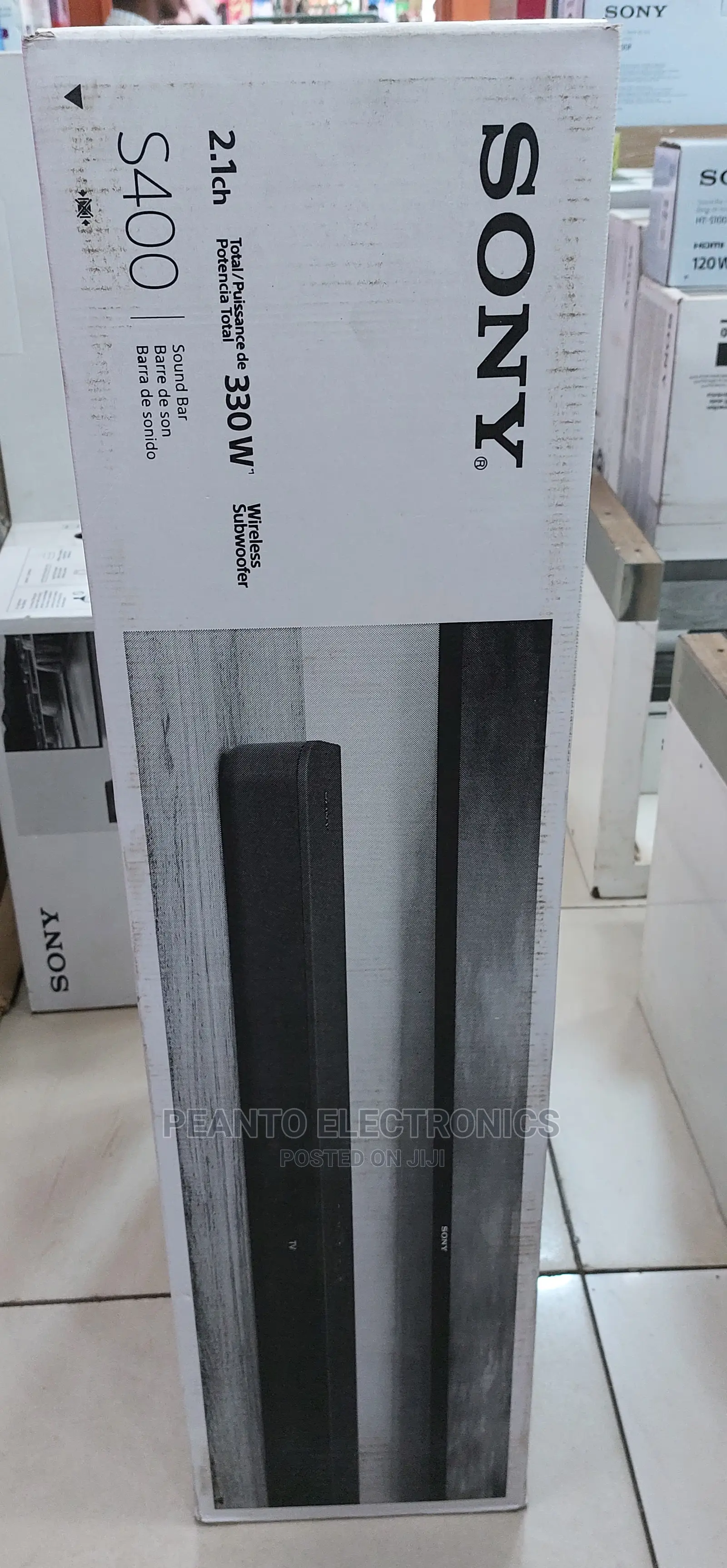 Sony Ht-S400 2.1ch Soundbar With Powerful Wireless Subwoofer