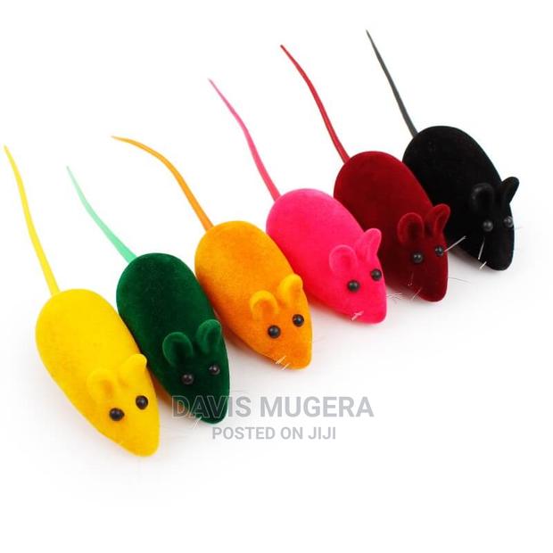 False Mouse Rat Squeaky Toy for Kitten Cat - thumbnail 3