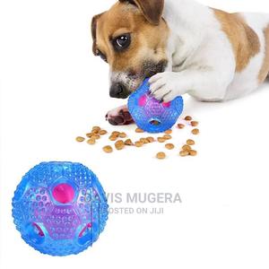 Interactive Treat Ball Teeth Cleaning Dog Throw Fetch Toy - thumbnail 2
