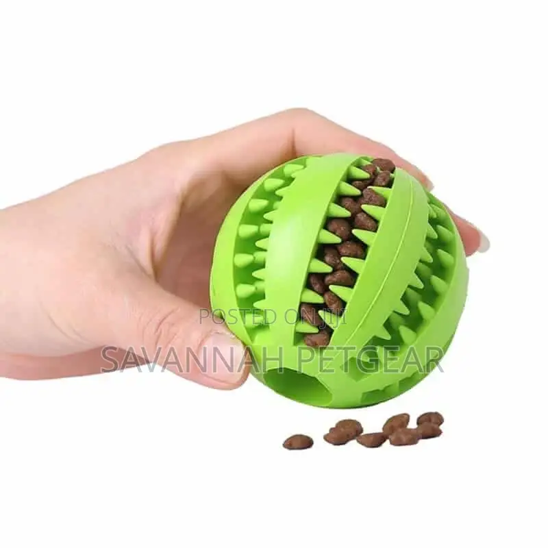 Bouncy Fetch Dog Toy Teeth Cleaning Treat Ball for Dog, 7c