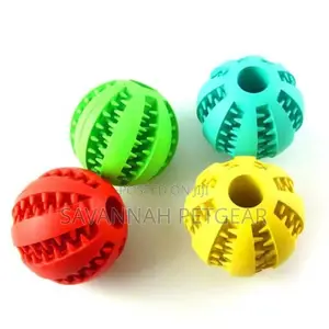 Bouncy Fetch Dog Toy Teeth Cleaning Treat Ball for Dog, 7c