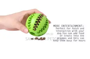 Bouncy Fetch Dog Toy Teeth Cleaning Treat Ball for Dog, 7c