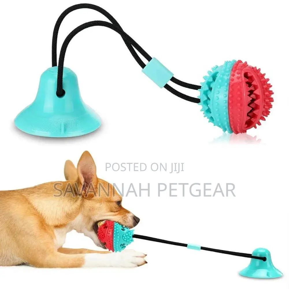 Interactive Tug Chew Dog Toy With Treat Ball