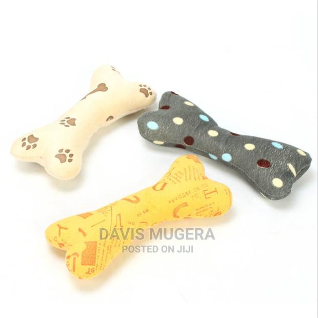 Fabric Bone Plush Dog Toy - thumbnail 4