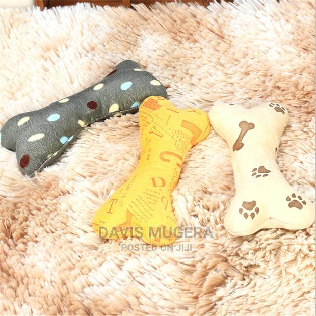 Fabric Bone Plush Dog Toy - thumbnail 3