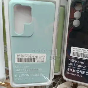 Samsung Galaxy S21 Ultra Case, Silicone Back Cover - Black