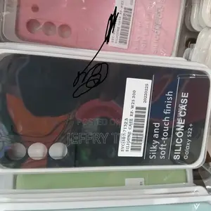 Silicone Case for Samsung S22 Plus Cover Matt Black