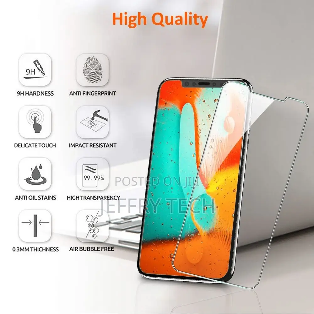 Transparent Tempered Glass Screen Protector for iPhone 11