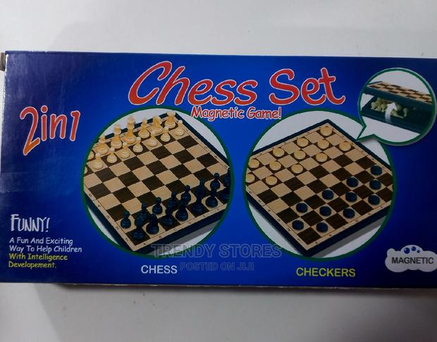 2 in 1 Magnetic Chess Set - main view