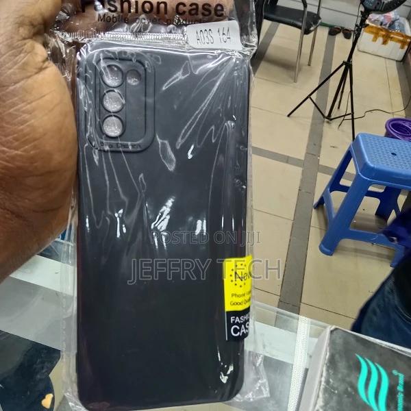 Silicone Case for Samsung A03s Black - main view