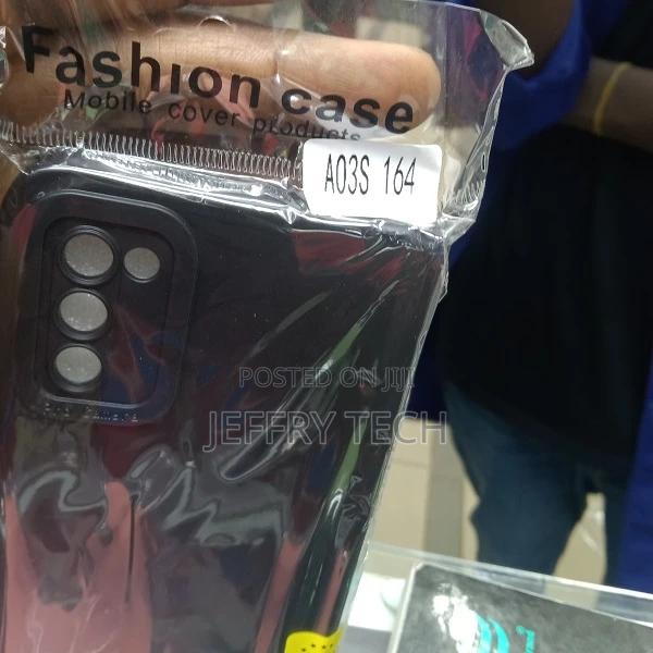 Silicone Case for Samsung A03s Black - thumbnail 3