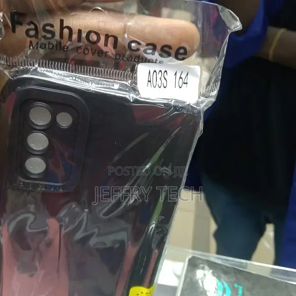 Silicone Case for Samsung A03s Black