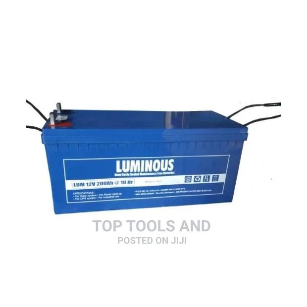 Luminous Deep Cycle Sealed Maintenance Free Battery 200ah - main view