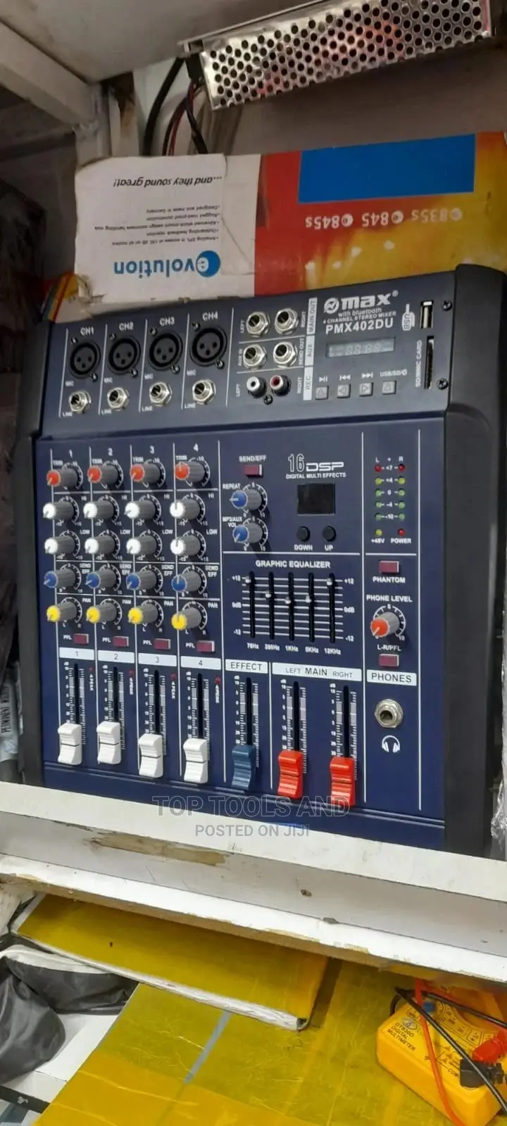 Max 4channel Music Mixer BT/USB