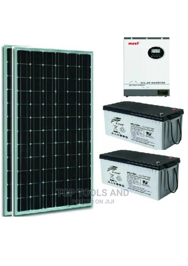 2pcs 300 Watts Complete Solar Kit - main view
