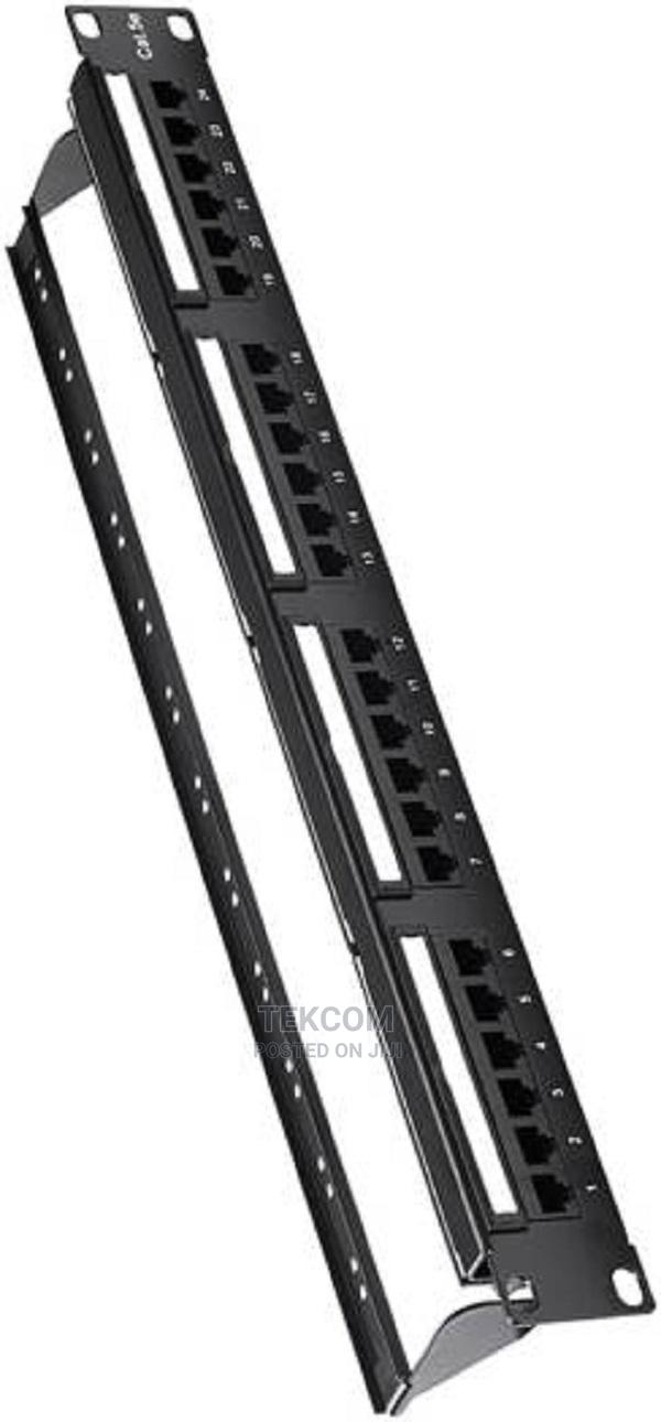 Vention Cat6 Utp 24 Port Keystone Patch Panel Black