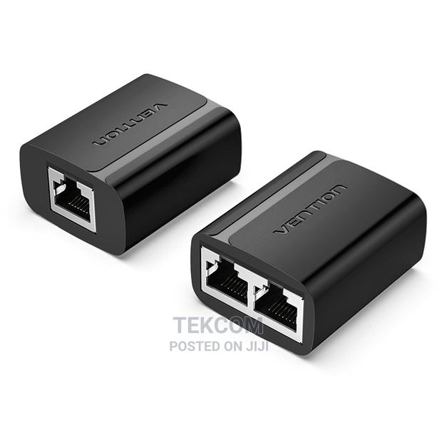 Vention IPTB0 1 to 2 RJ45 Splitter Adapter – (Black)