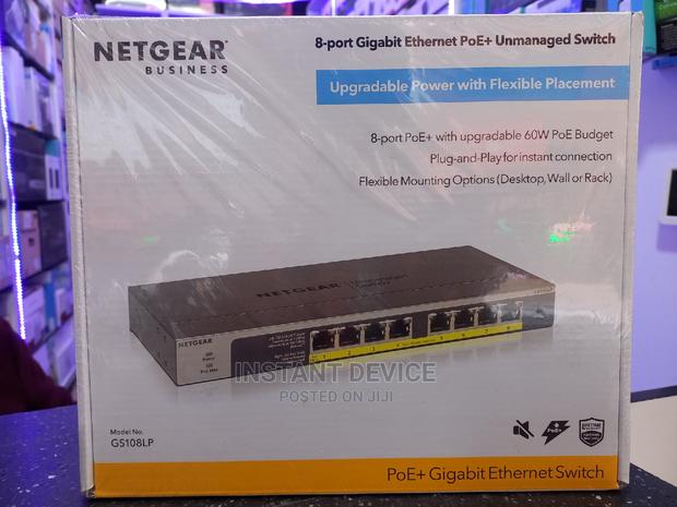 NETGEAR 8 Port Gigabit Poe Switch - main view