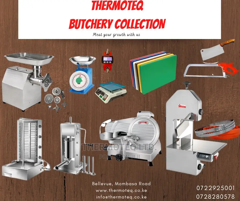 Commercial Butchery Items (Bone Saw, Meat Mincer)